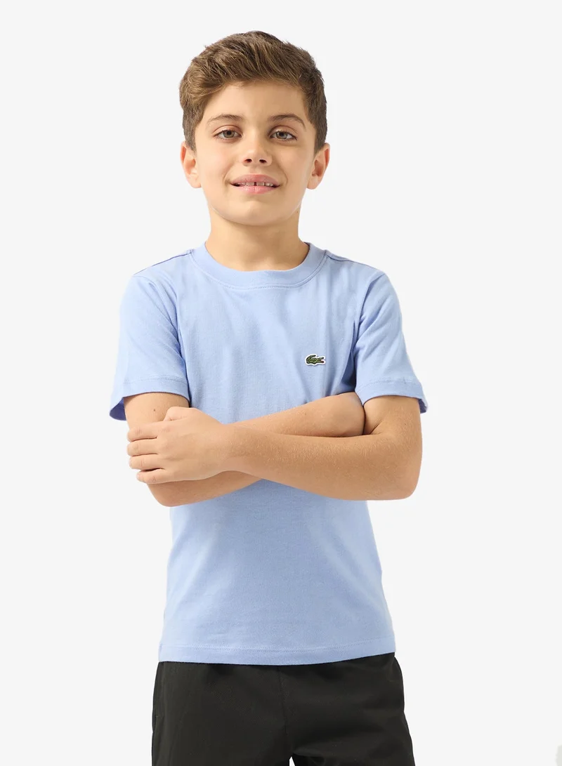 LACOSTE Kids Logo Crew Neck T-Shirt